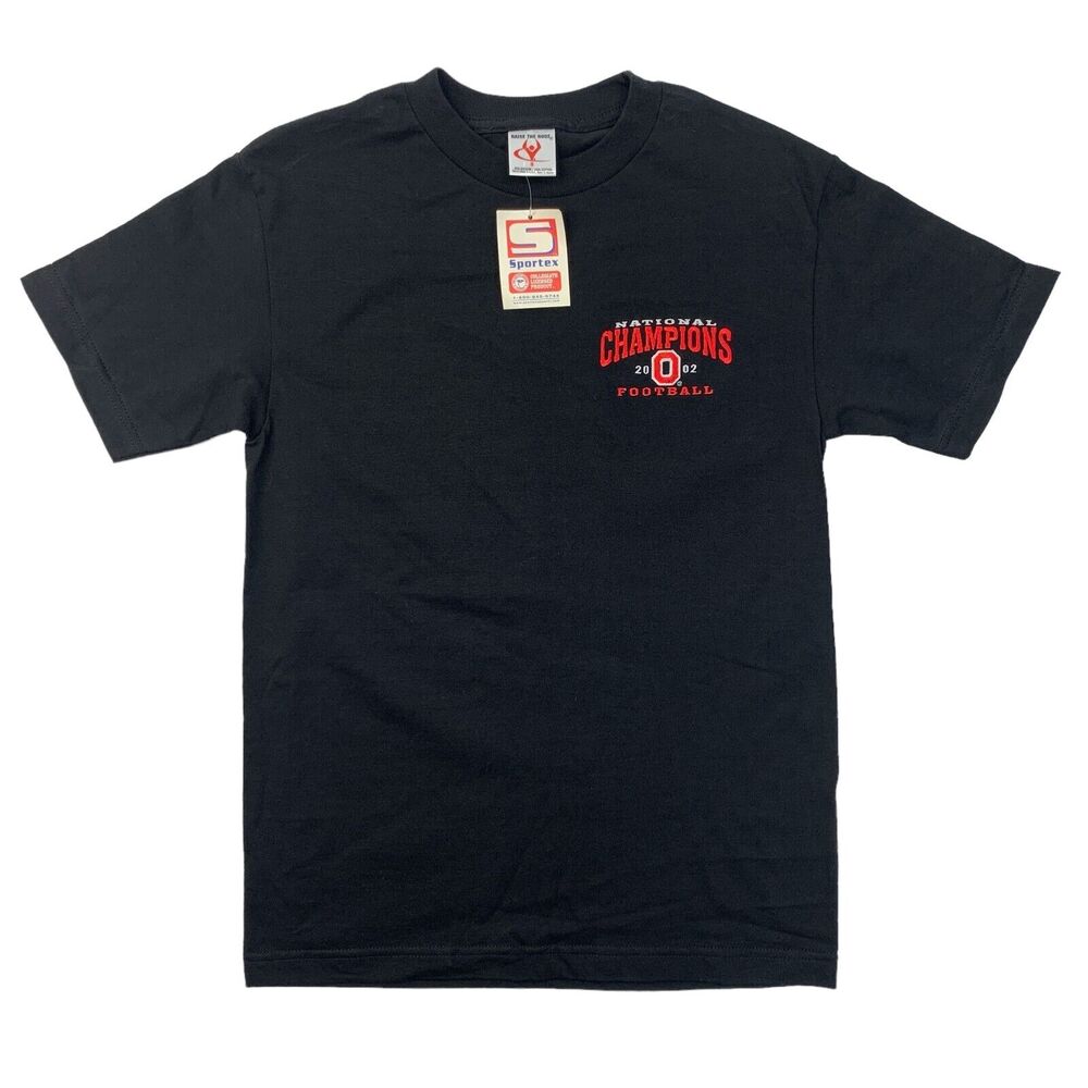 Vintage Ohio State Buckeyes Football 2002 Champions Shirt Mens S Fiesta Bowl Y2K